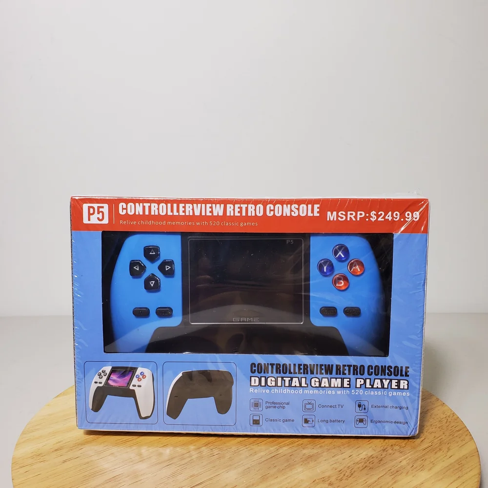 ControllerView Retro Console Handheld Game Player - Light Blue